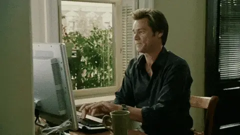 responding jim carrey gif