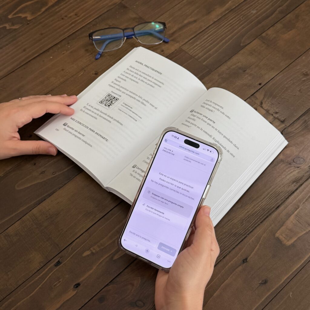 Volver a preguntar: libro sobre inteligencia artificial + experiencia digital